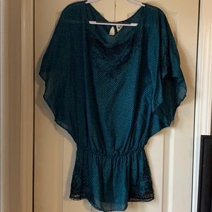 Free people top with lace detail